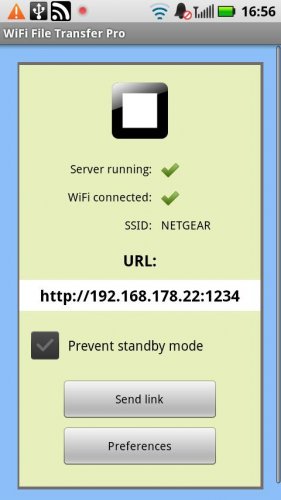 WiFi File Transfer Pro v0.9.8  Android